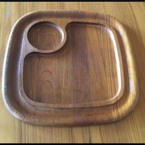 Dansk International Malaysia teak serving tray